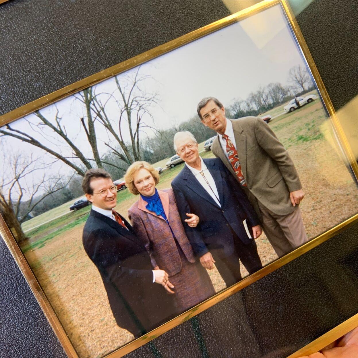 Lyle Hanna and Jimmy Carter